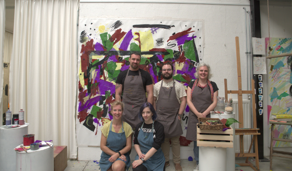 KU Leuven library participatory art collaboration.