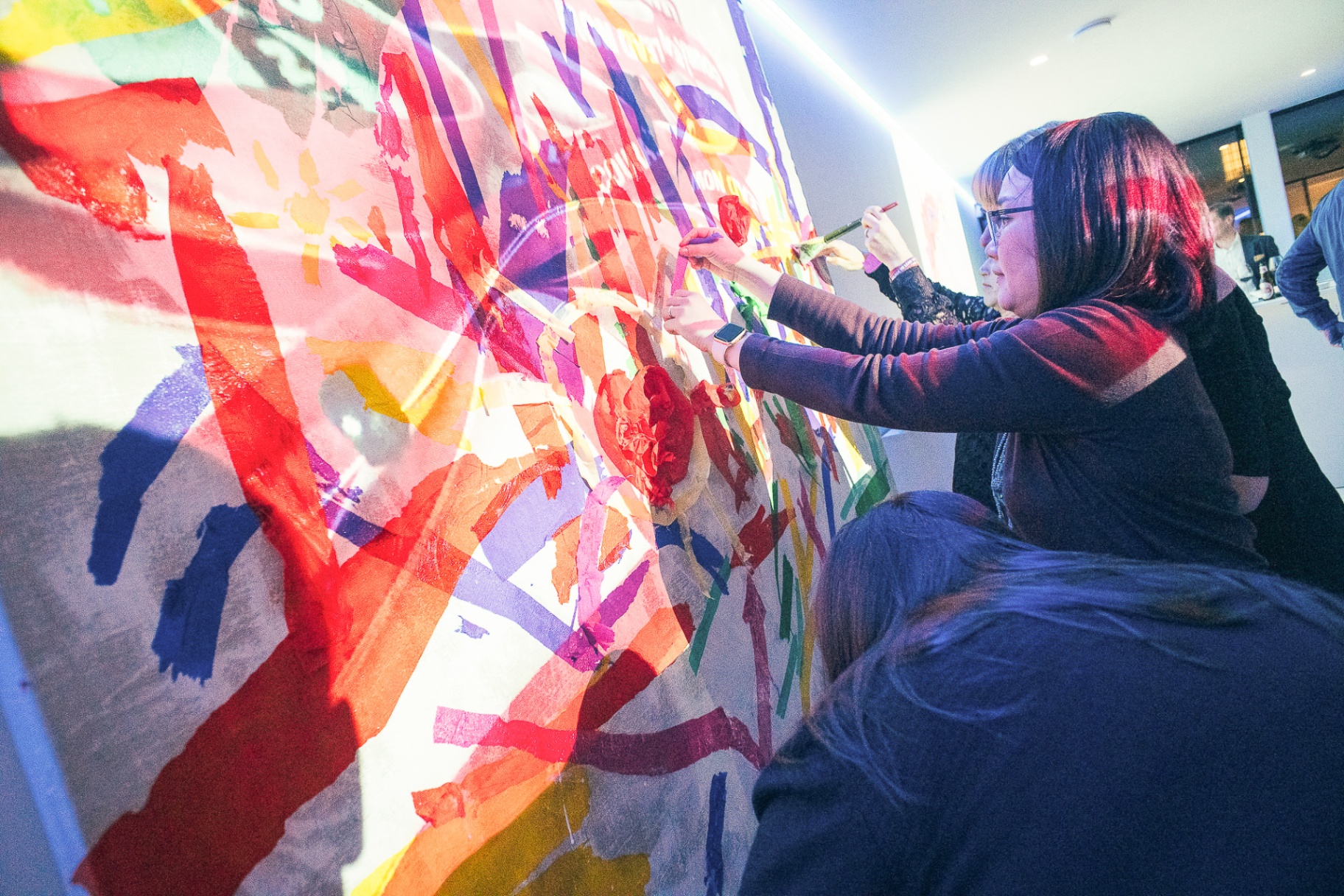 Roche Diagnostics participatory art collaboration.
